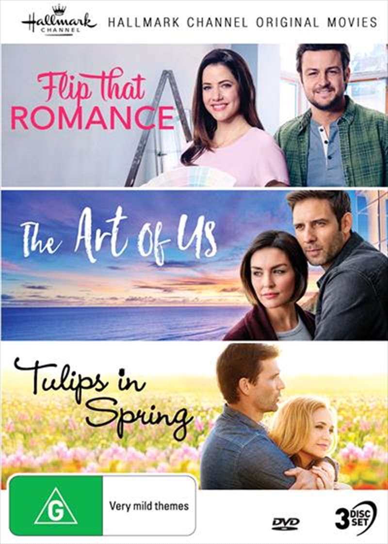 Hallmark - Flip That Romance / The Art Of Us / Tulips In Spring | DVD