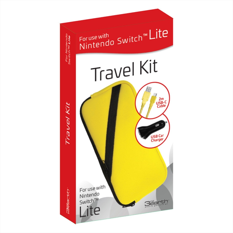 Switch Lite Travel Kit Yellow/Product Detail/Consoles & Accessories