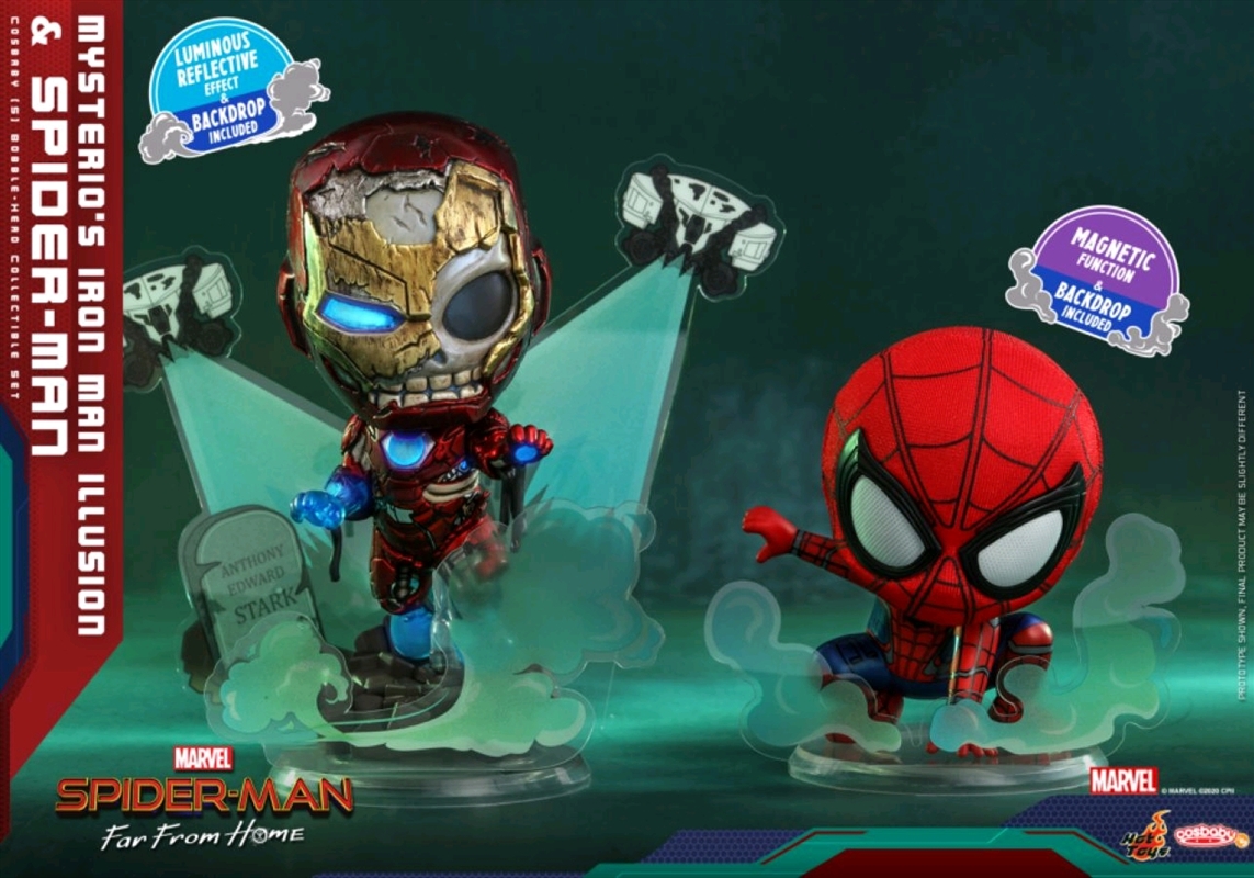 Spider-Man: Far From Home - Spider-Man & Iron Man Cosbaby Set/Product Detail/Figurines