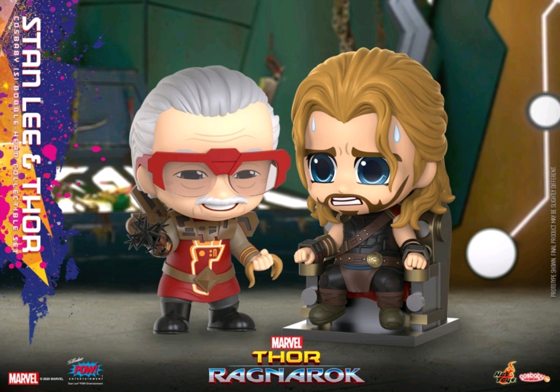 Thor 3: Ragnarok - Thor & Stan Lee Cosbaby/Product Detail/Figurines