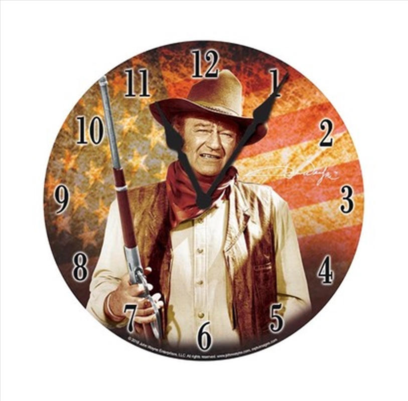 John Wayne Clock Clock Sanity
