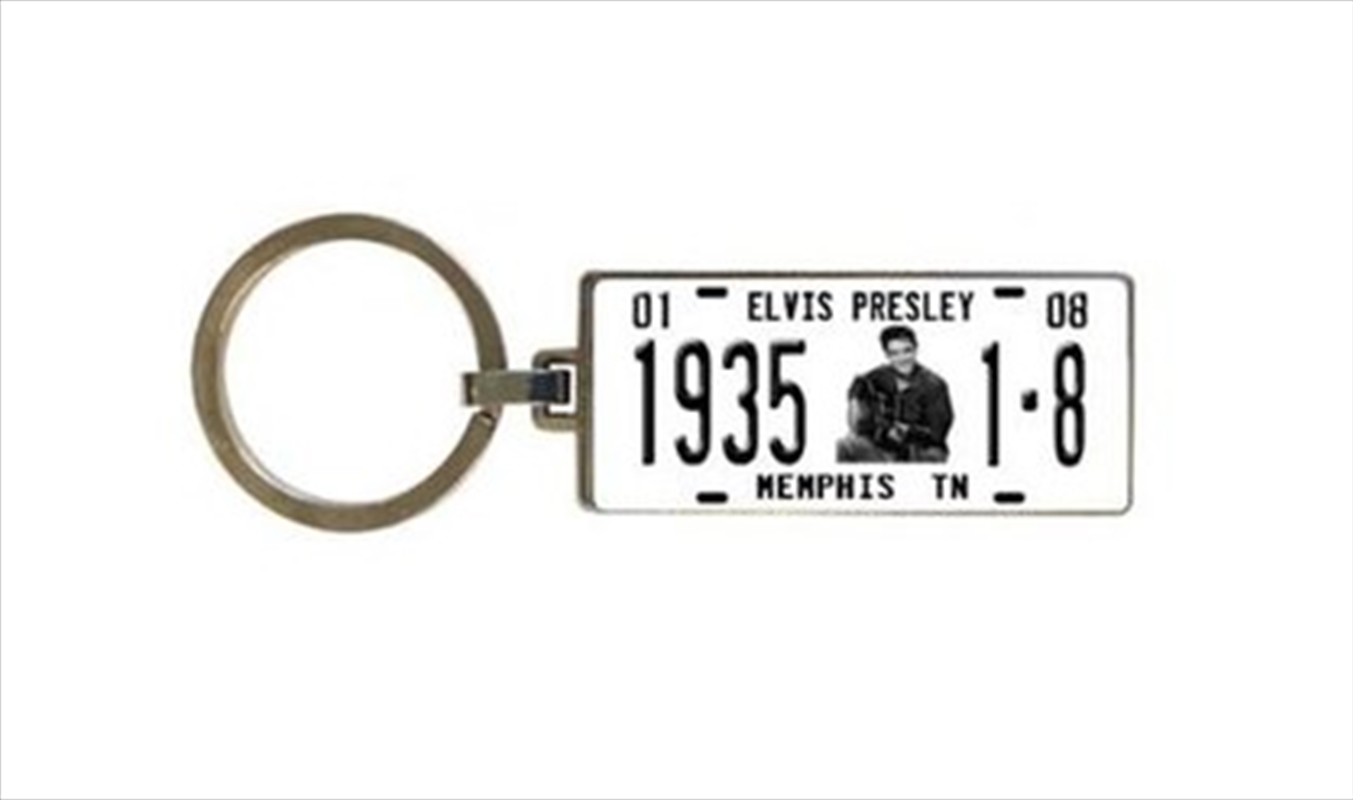 Elvis Key Ring Licence Plate 1/Product Detail/Keyrings