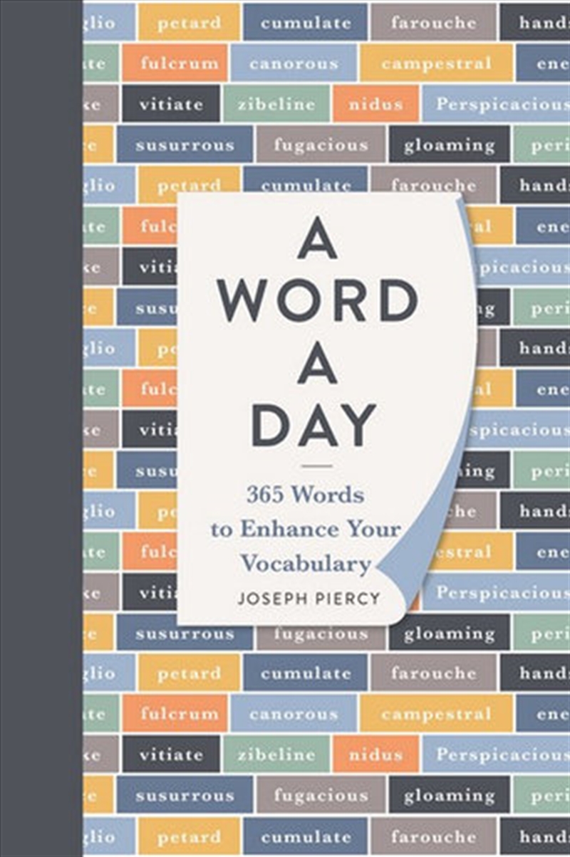 A Word A Day: 365 Words To Enhance Your Vocabulary/Product Detail/English
