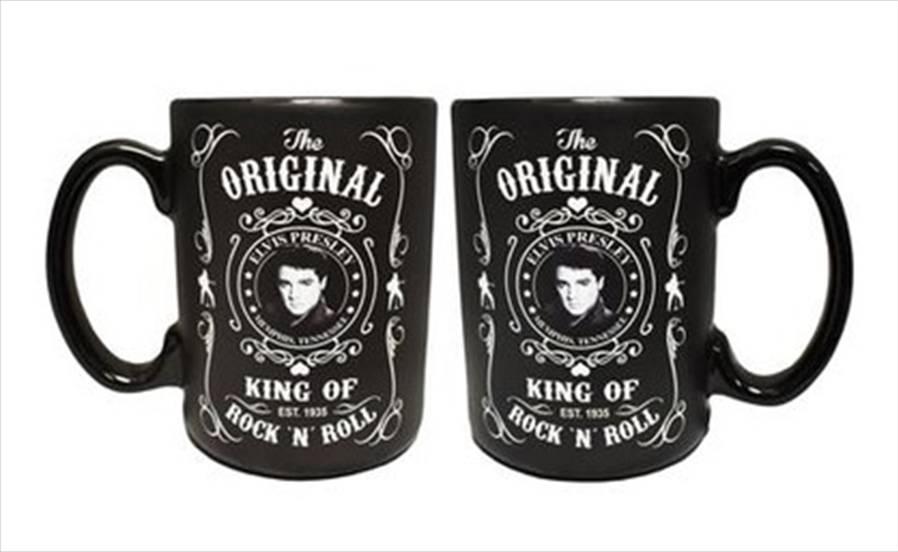 Elvis Mug Black And White/Product Detail/Mugs