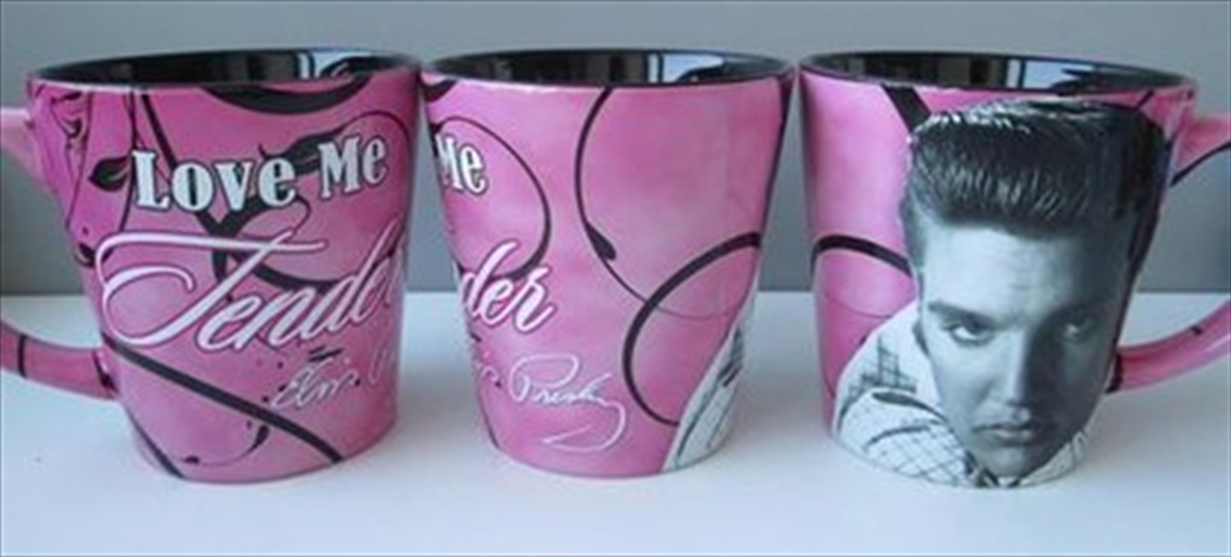 Elvis Mug Love Me Tender Pink/Product Detail/Mugs