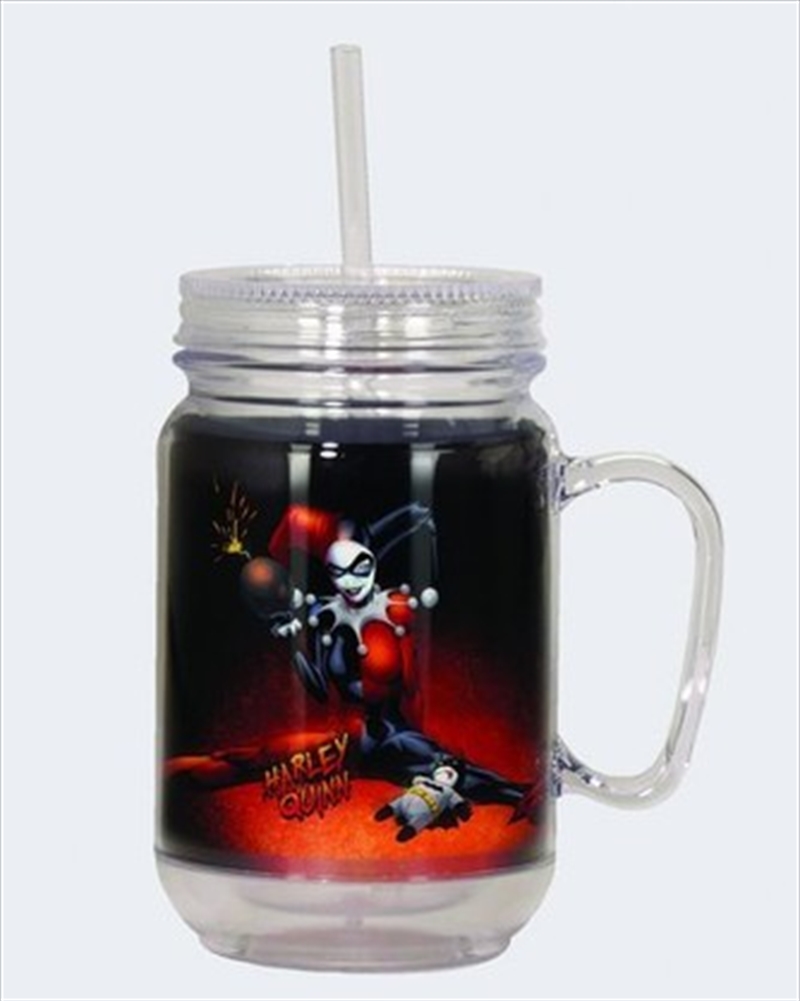 Harley Quinn W/Bomb Mason Jar/Product Detail/Kitchenware