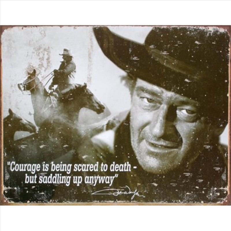 John Wayne Courage Quote/Product Detail/Posters & Prints