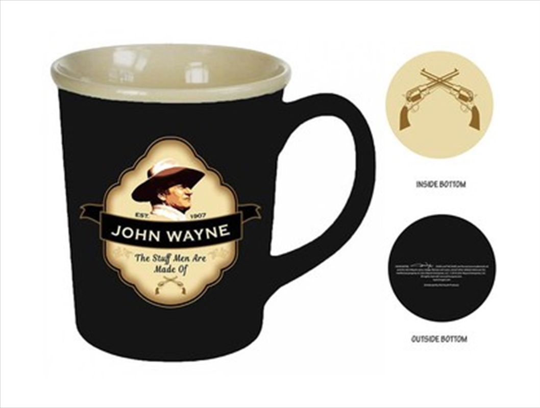 John Wayne Mug Shield Embossed/Product Detail/Mugs