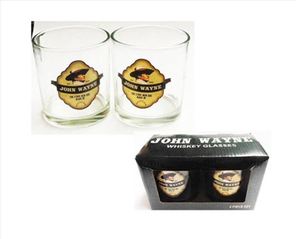 John Wayne Whiskey Glass Boxed/Product Detail/Glasses, Tumblers & Cups