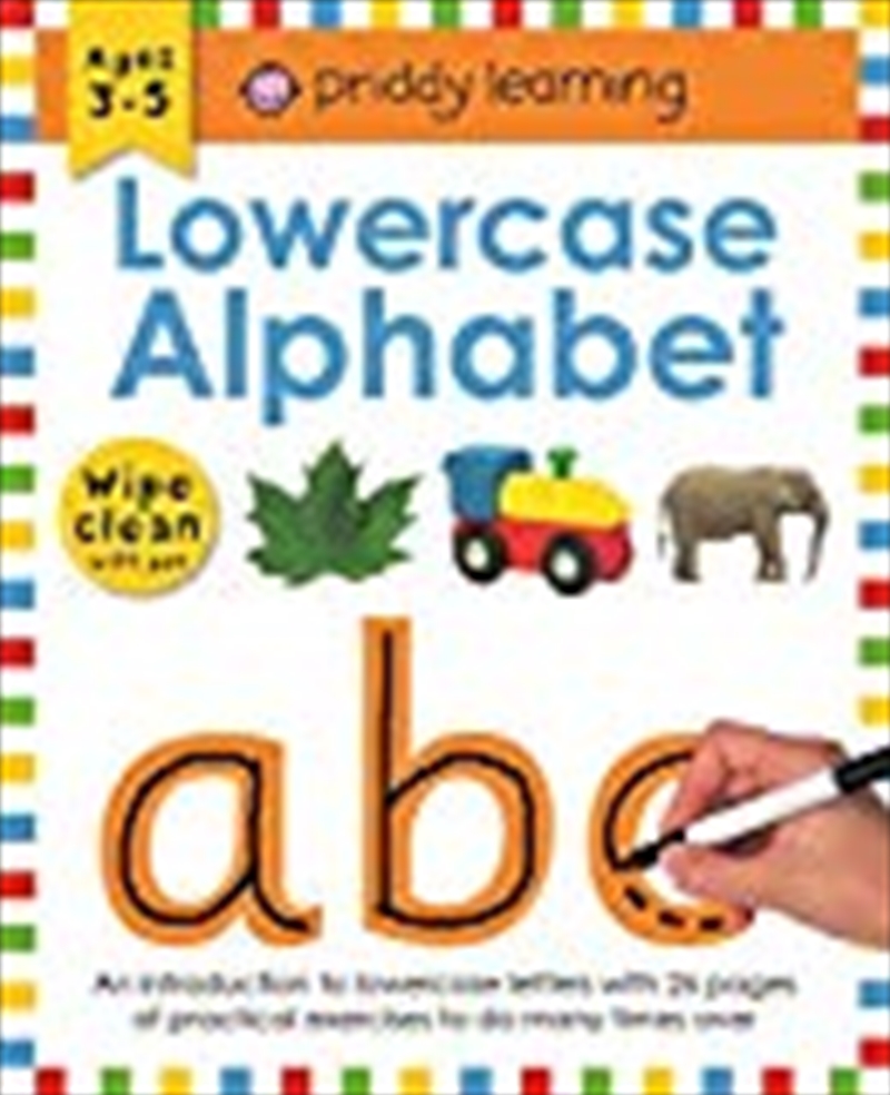Wipe Clean Workbook Lowercase Alphabet/Product Detail/Kids Educational
