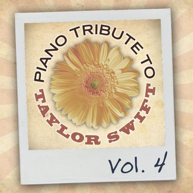Piano Tribute To Taylor Swift Vol 4/Product Detail/Jazz