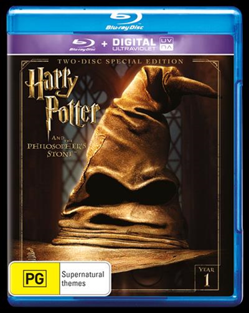 Harry Potter And The Philosopher's Stone - Limited Edition | UV - Year 1 | Blu-ray