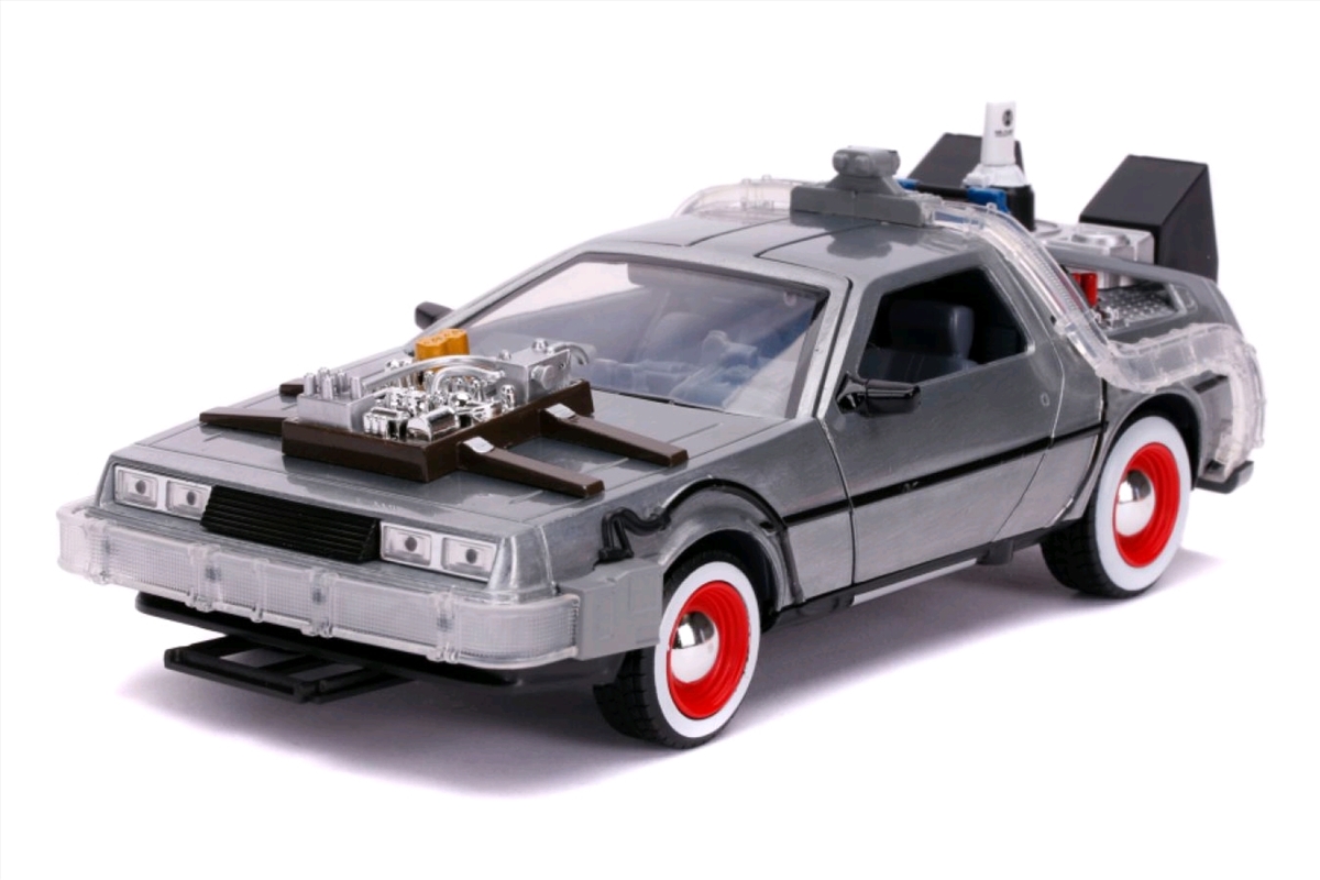 Back to the Future 3 - Time Machine Raw Metal 1:24 Scale Hollywood Ride/Product Detail/Figurines
