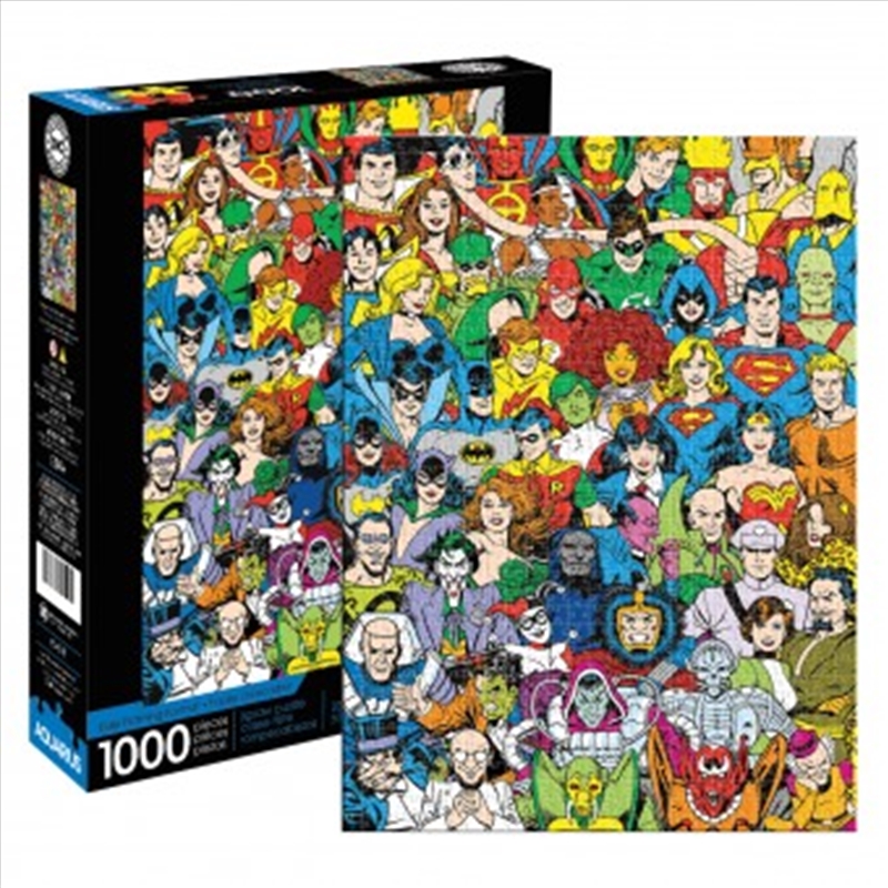 DC Comics Retro Cast - 1000 Piece Puzzle/Product Detail/Film and TV
