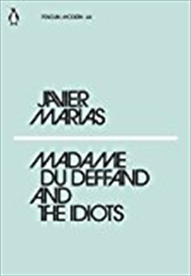Madame Du Deffand And The Idiots/Product Detail/General Fiction Books