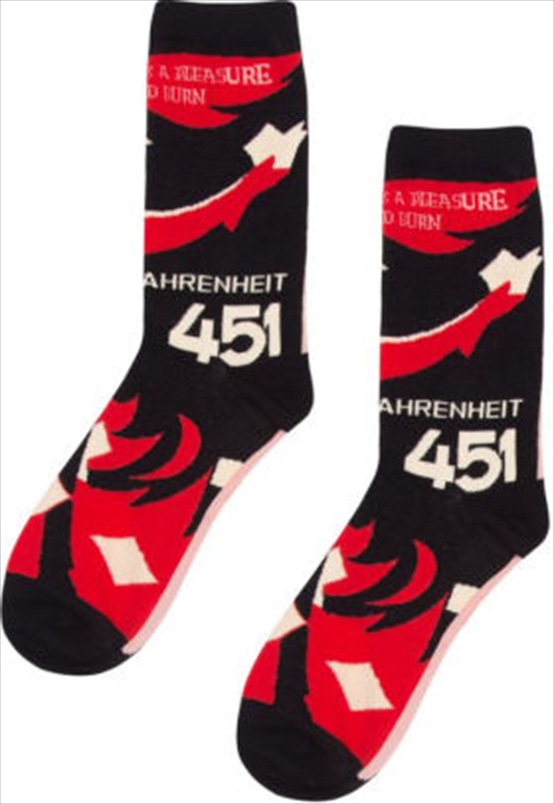 Fahrenheit 451 Socks - Large/Product Detail/Socks