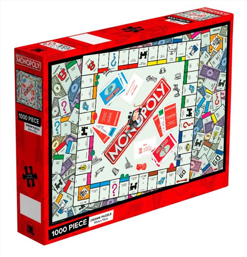 Monopoly Board 1000 Piece Puzzle/Product Detail/Art and Icons