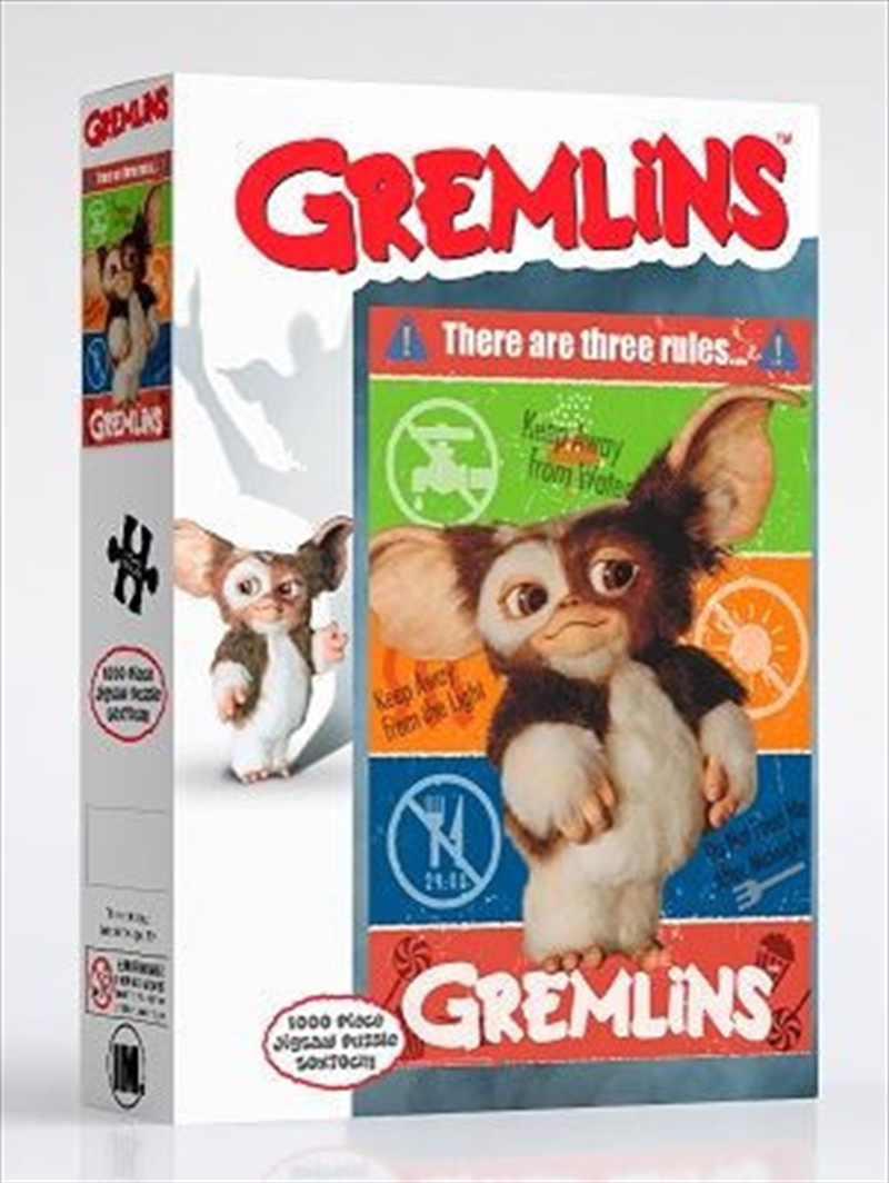 Gremlins 3 Rules 1000 Piece Puzzle, Puzzles Sanity