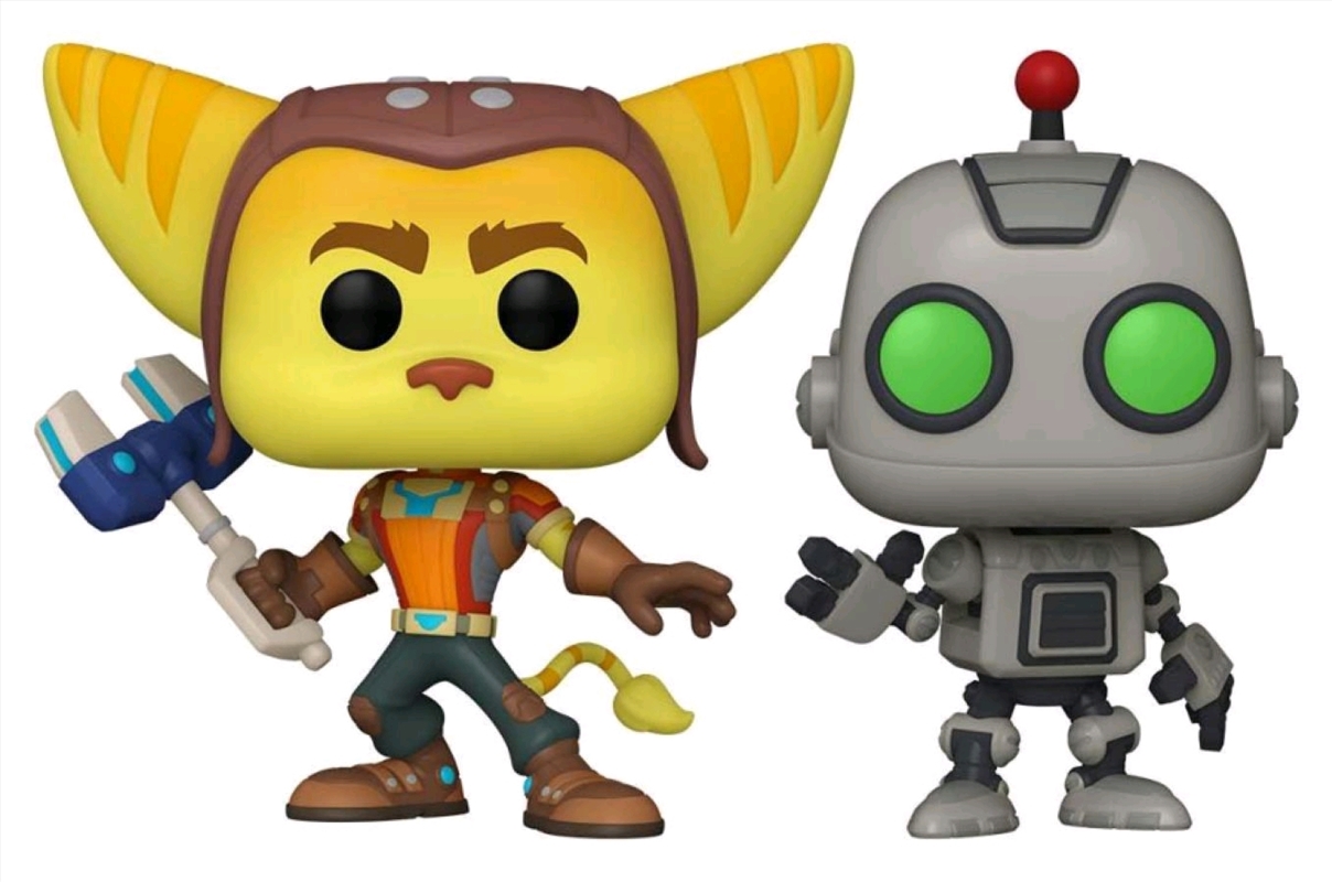 Buy Ratchet & Clank Ratchet & Clank 2 Pack Pop Vinyl Sanity