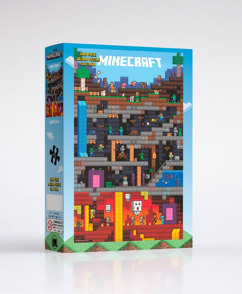 Minecraft Worldly 1000 Piece Puzzle | Merchandise
