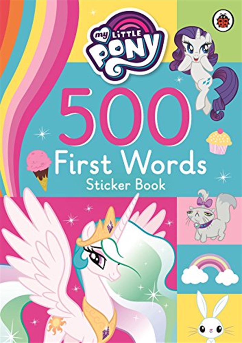 My Little Pony: 500 First Words Sticker Book | Paperback Book