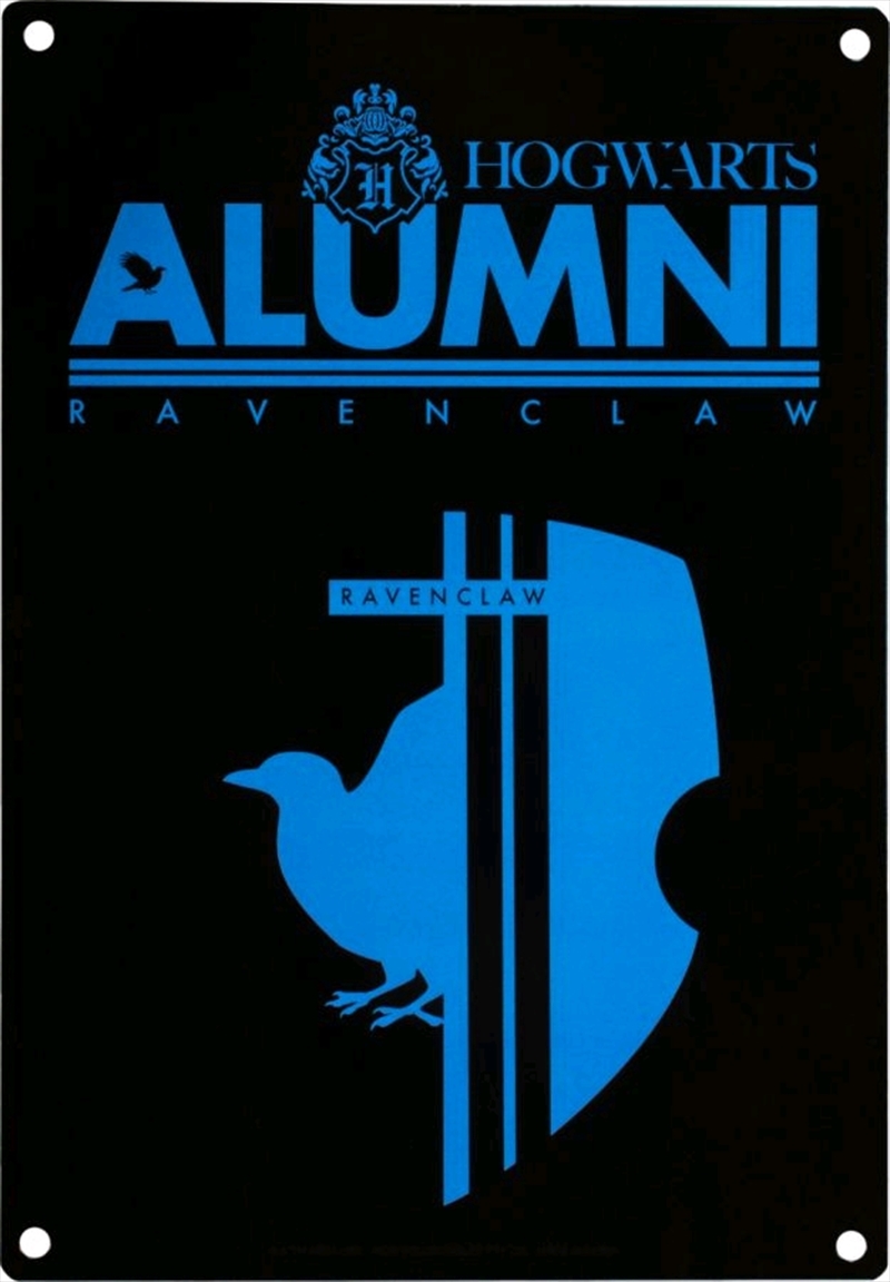 Harry Potter - Alumni Ravenclaw A5 Tin Sign/Product Detail/Posters & Prints