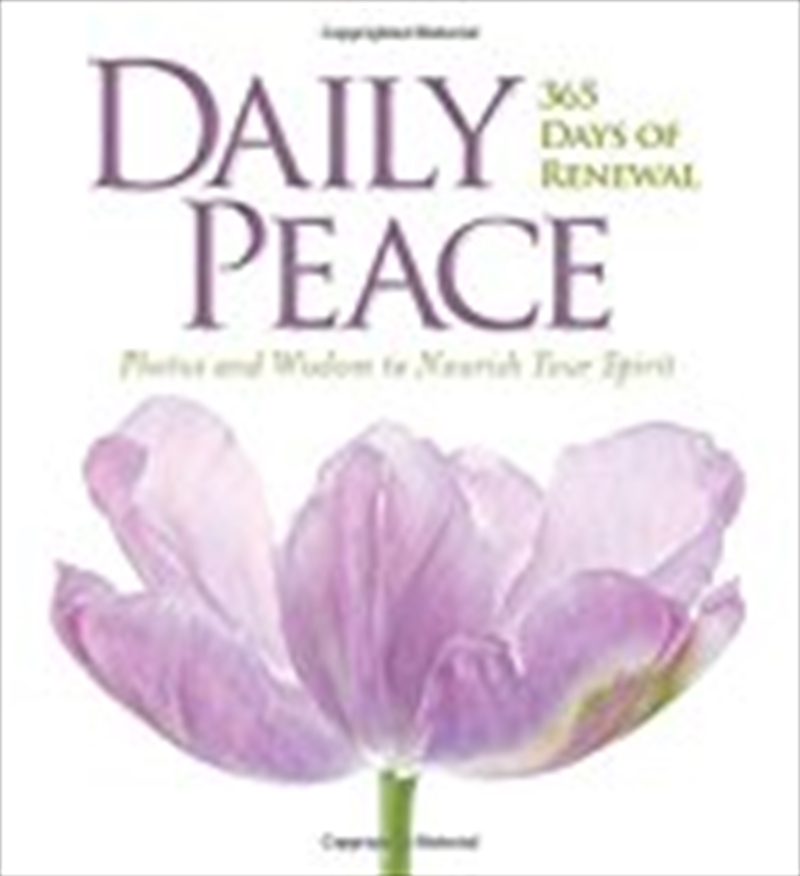 Daily Peace: 365 Days Of Renewal/Product Detail/Self Help & Personal Development