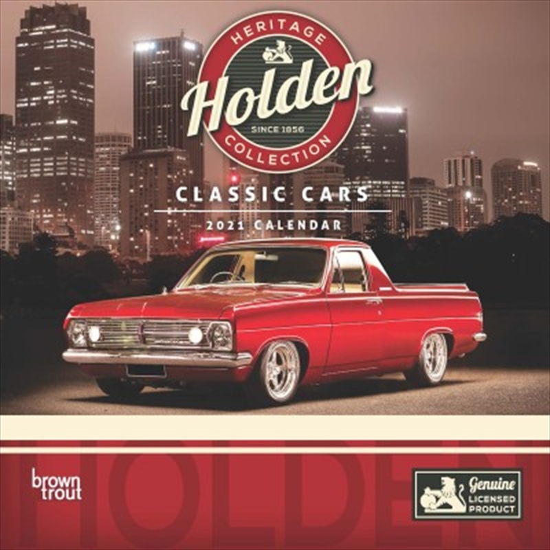 Classic Holden Cars 2021 Square Calendar/Product Detail/Calendars & Diaries
