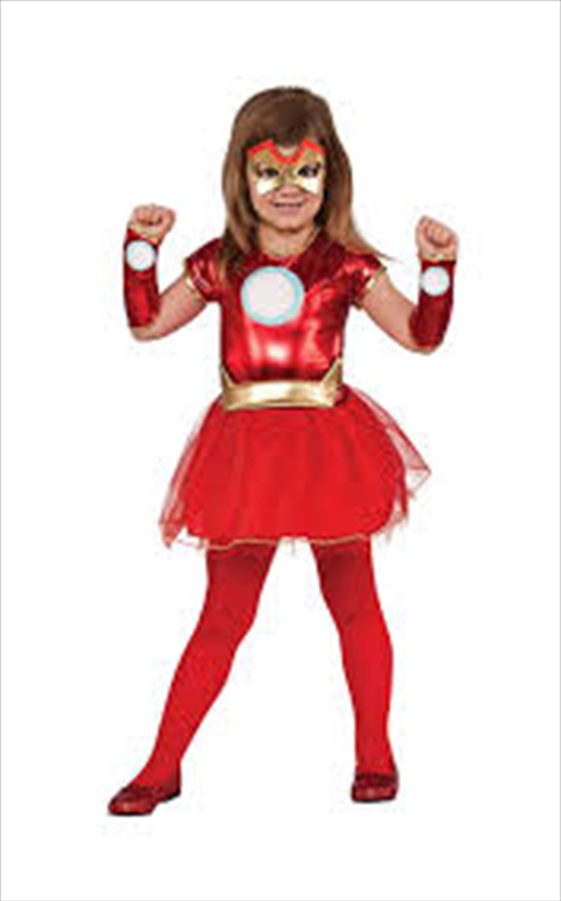 Avengers Iron Rescue Dress Costume: Size L | Apparel
