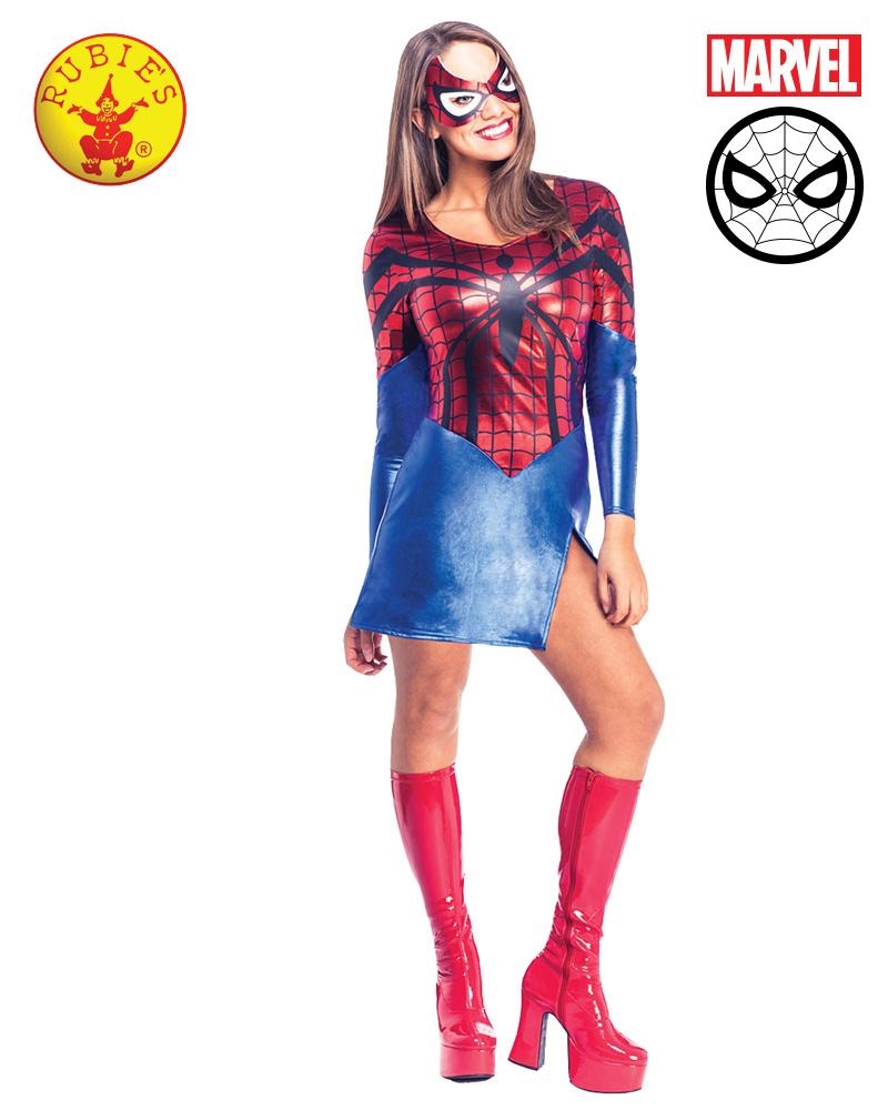 Spidergirl Dress And Mask Costume: L/Product Detail/Costumes