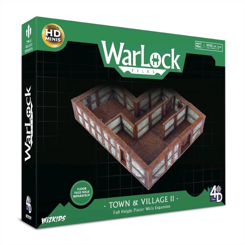 WarLock Tiles - Full Height Plaster Walls Expansion/Product Detail/RPG Games