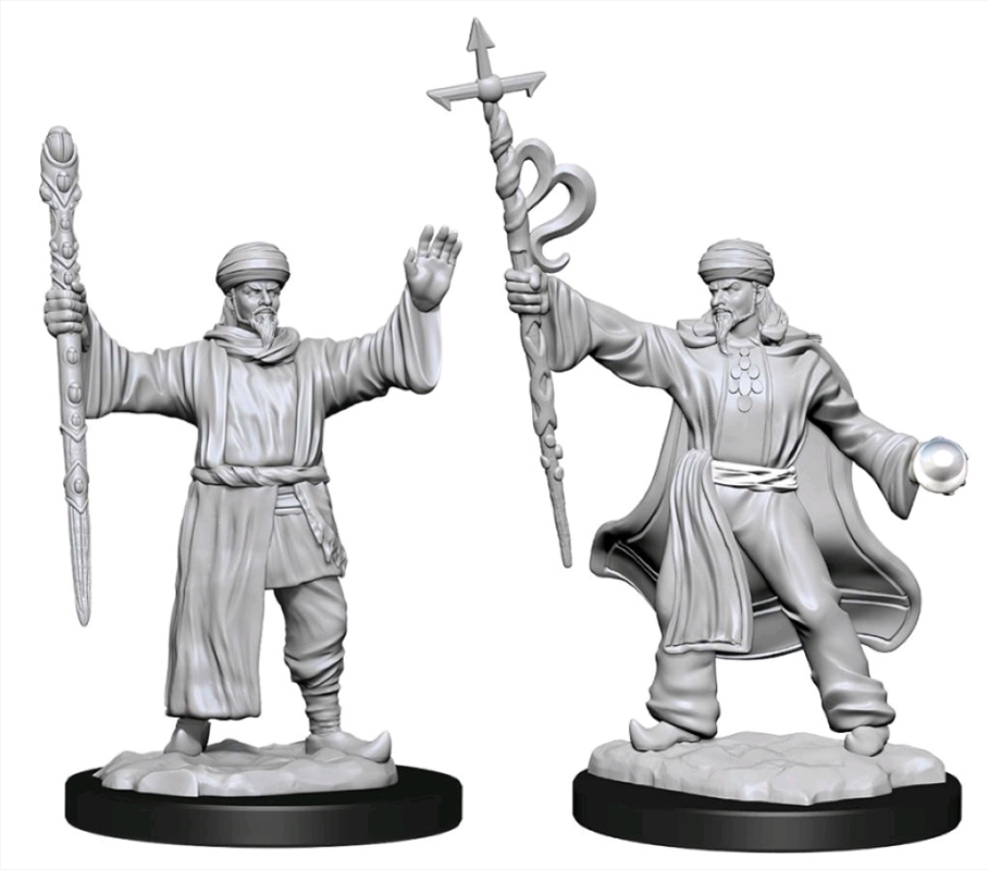 Dungeons & Dragons - Nolzur's Marvelous Unpainted Minis: Human Wizard Male | Games