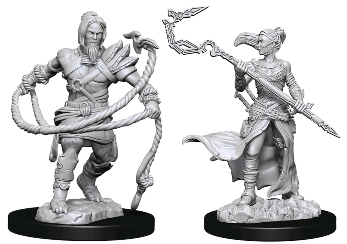 Magic the Gathering - Unpainted Miniatures: Stoneforge Mystic & Kor Hookmaster/Product Detail/RPG Games