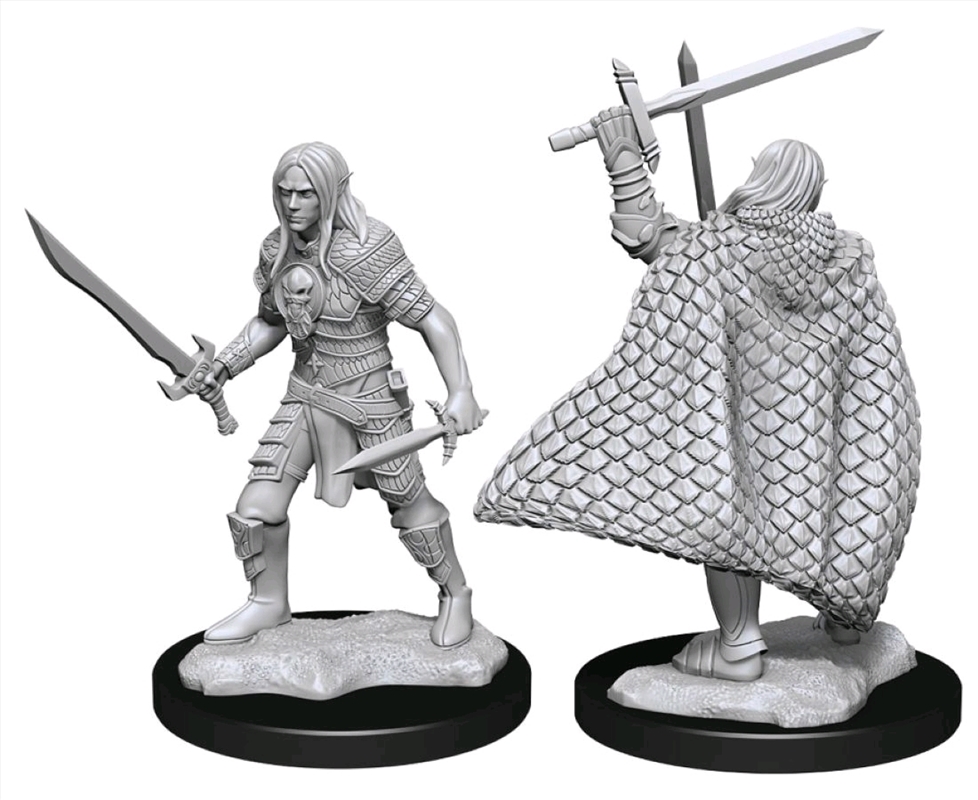 Pathfinder - Deep Cuts Unpainted Miniatures: Elf Fighter Male/Product Detail/RPG Games