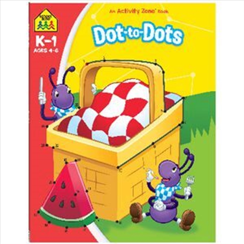 Dot To Dots: Ages 4-6 Children, Paperback Book | Sanity