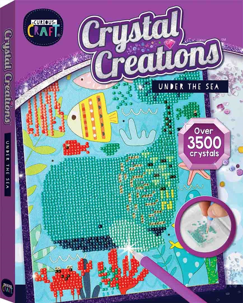 Curious Craft: Crystal Creations Canvas Under the Sea/Product Detail/Arts & Crafts Supplies