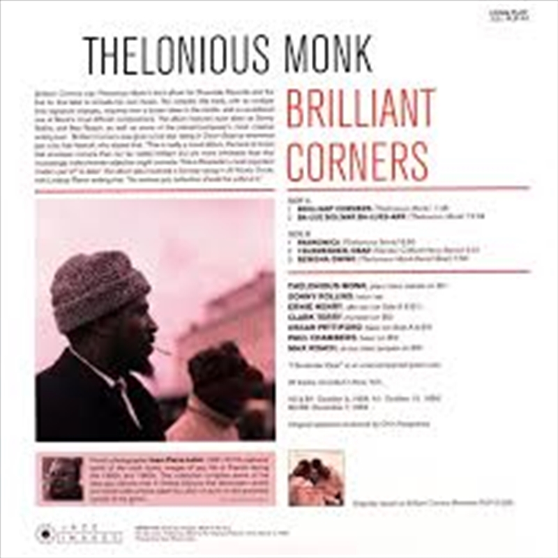 Brilliant Corners (Cover Photo Jean-Pierre Leloir)/Product Detail/Jazz