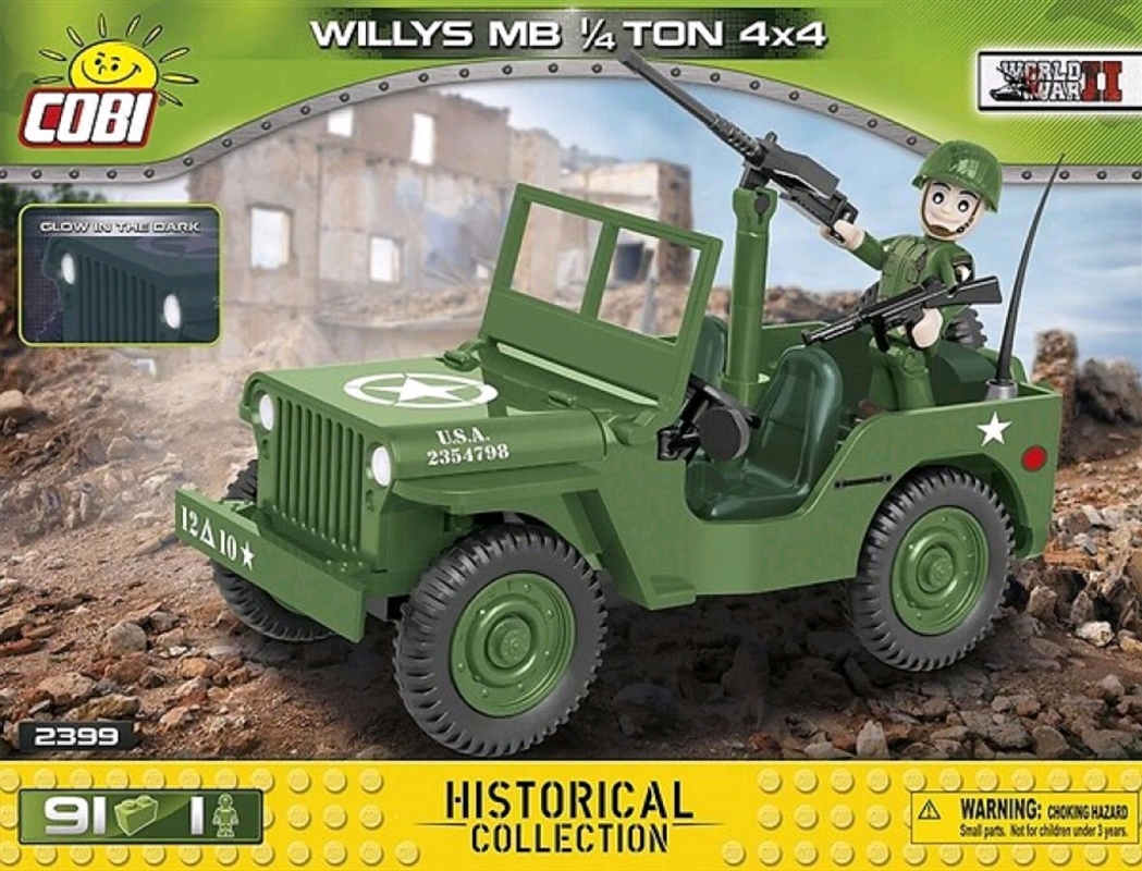World War II - US Army Truck 1/4 Ton (85 pieces)/Product Detail/Building Sets & Blocks