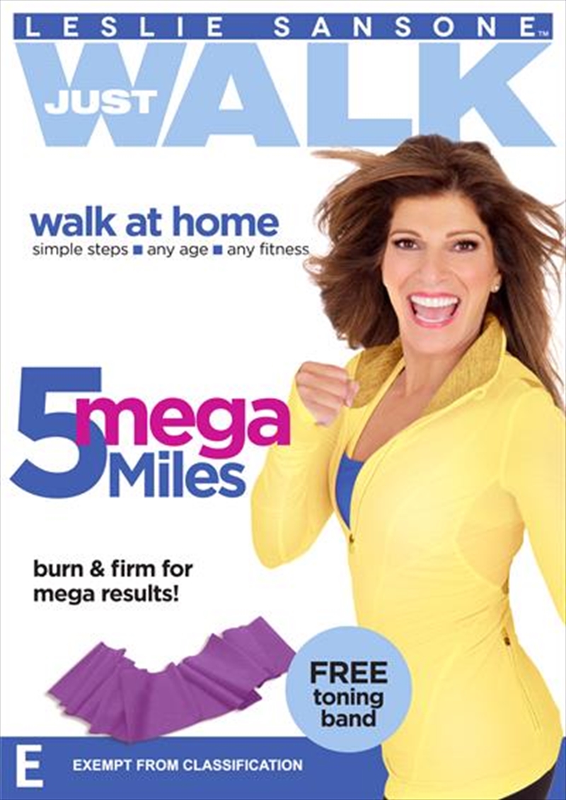 Leslie Sansone - Just Walk - 5 Mega Miles  With Band/Product Detail/Health & Fitness