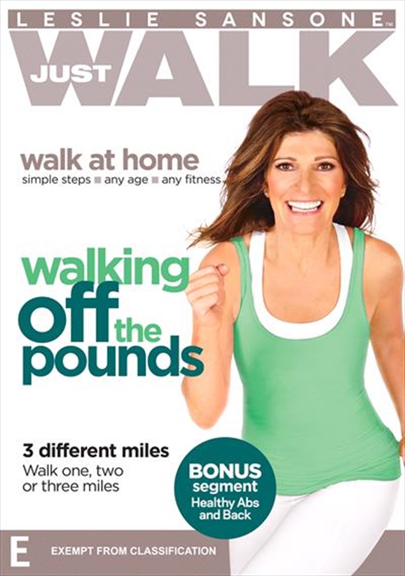 Buy Leslie Sansone Just Walk Walking Off The Pounds on DVD On Sale
