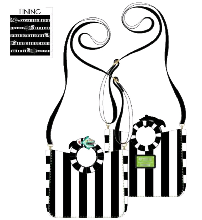 Beetlejuice Sandworm Handle Crossbody, Apparel Sanity
