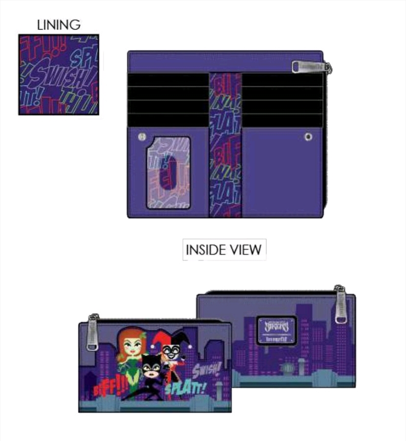 Loungefly - DC Comics - Ladies of DC Purse/Product Detail/Wallets
