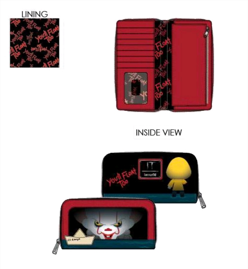 Loungefly - It - Pennywise Sewer Scene Purse/Product Detail/Wallets