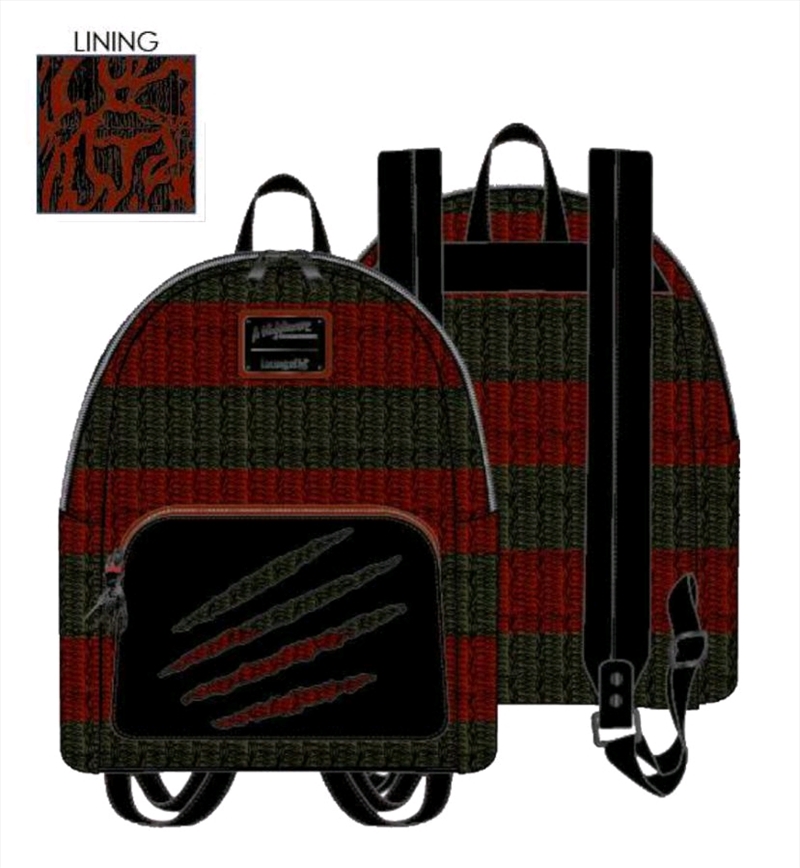 Loungefly - A Nightmare on Elm Street- Freddy Sweater Mini Backpack/Product Detail/Bags