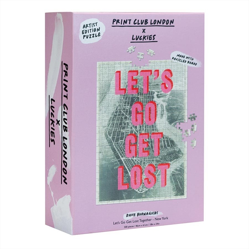 Let's Go Get Lost 500 Piece Puzzle/Product Detail/Art and Icons