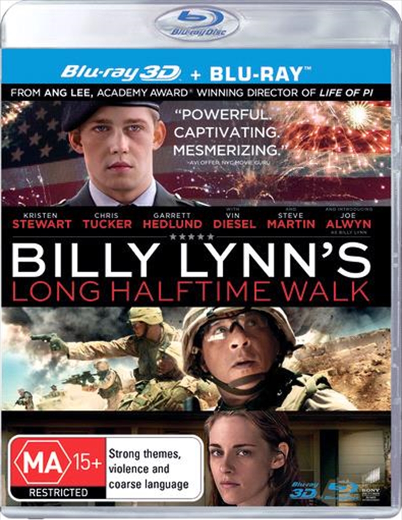 Billy Lynn's Long Halftime Walk | 3D + 2D Blu-ray | Blu-ray 3D