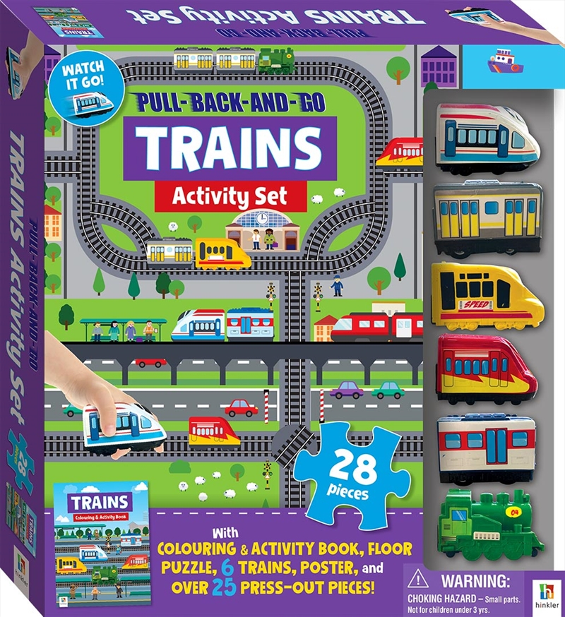 Pull Back And Go Trains/Product Detail/Arts & Crafts Supplies