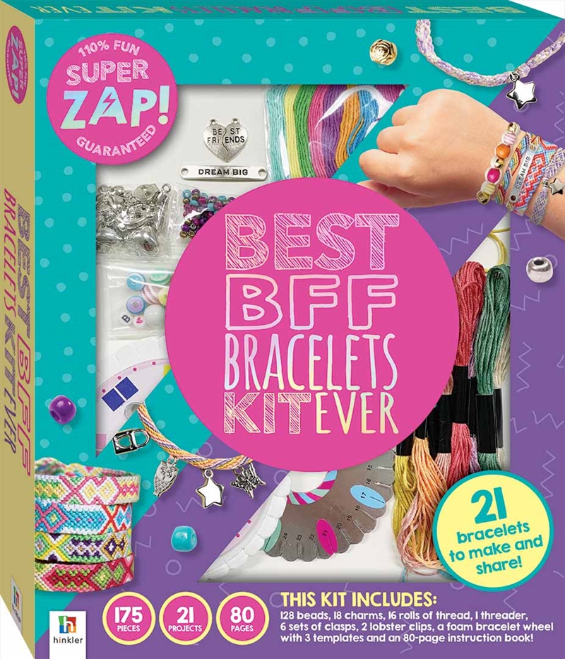 Super Zap! Best BFF Bracelets Kit Ever/Product Detail/Arts & Crafts Supplies