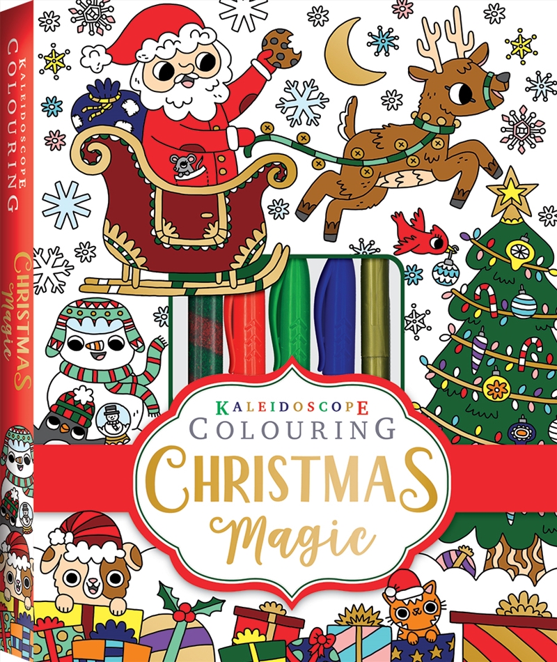 Kaleidoscope Colouring: Christmas Magic/Product Detail/Kids Colouring