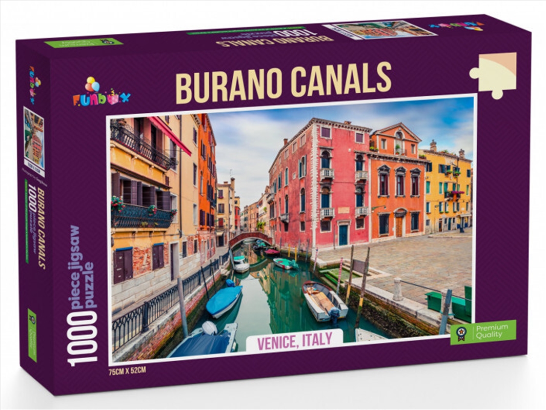 Burano Canals Venice Italy 1000 Piece Puzzle/Product Detail/Destination